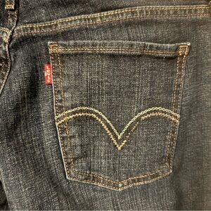 Levi’s Dark Wash Blue Jeans 515 Bootcut
